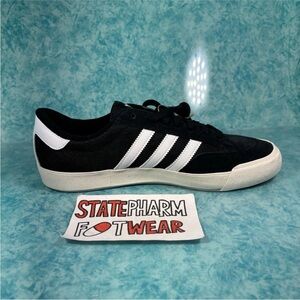 Adidas Nora Men’s Black White Low Top Skate Skateboarding Shoes Men’s Size 10